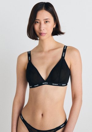 TRIANGLE SPORTY - Triangle bra - black