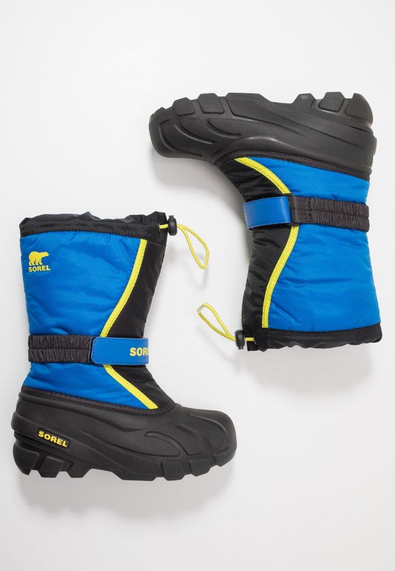 Sorel YOUTH FLURRY Botas para la nieve black/super blue/azul