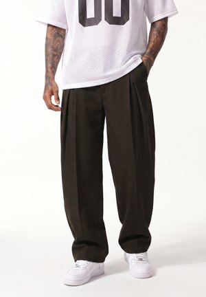 YOURTURN by Zalando, UNISEX - Панталони - dark brown