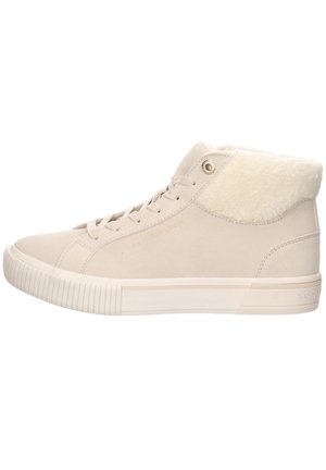 Baskets montantes - beige