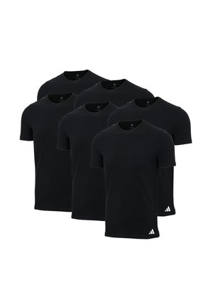 CREW NECK RUND AUSSCHNITT 6ER PACK - Unterhemd/-shirt - black
