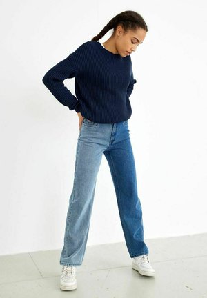 Jeans Straight Leg - medium blue denim
