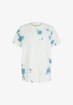 BATIK OPTIK - Printtipaita - blue circle real batik