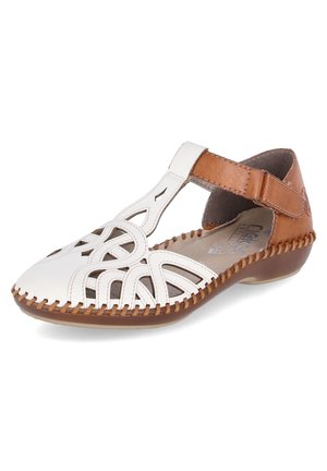 Sandals - weiß braun