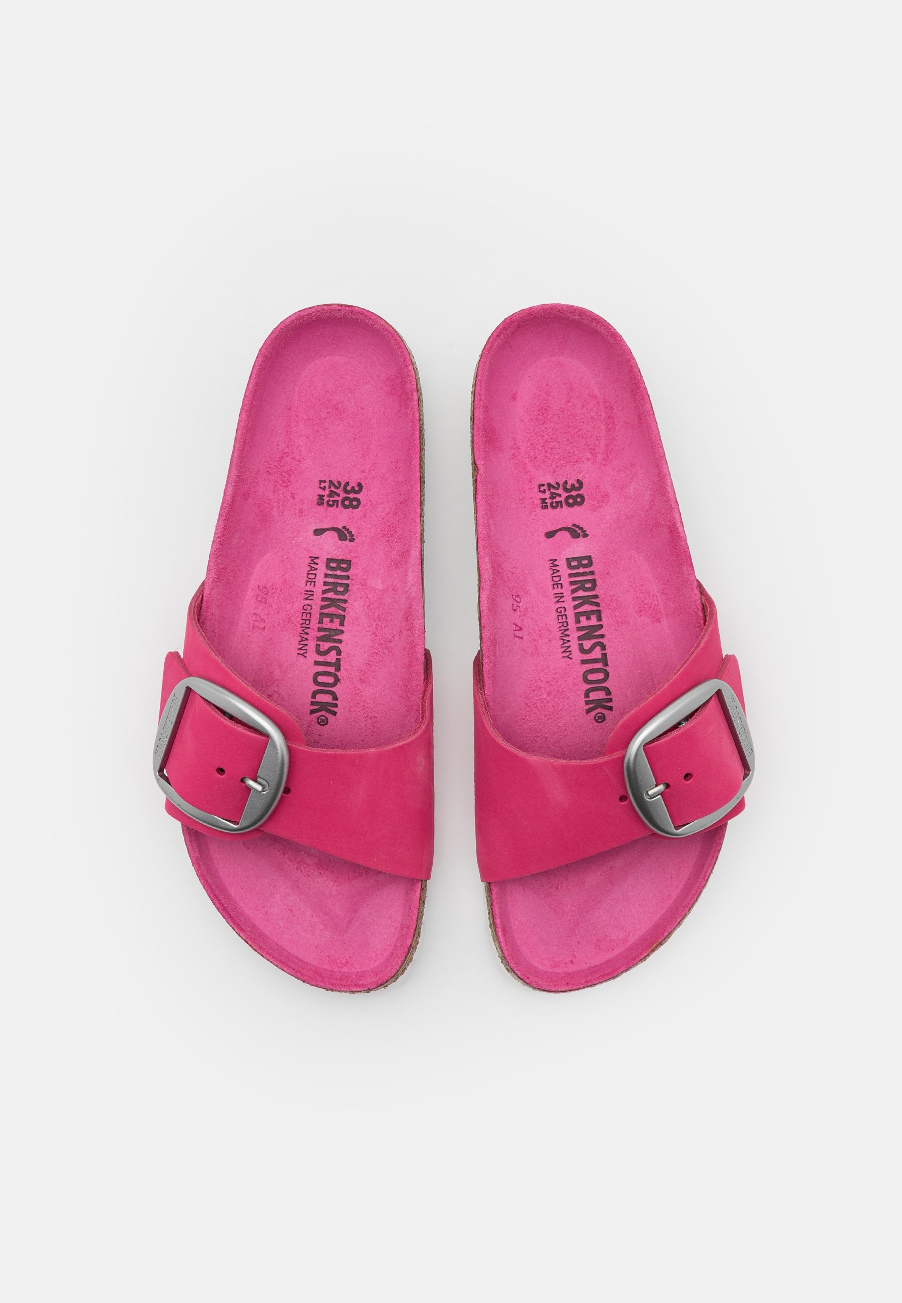 birkenstock madrid big buckle pink