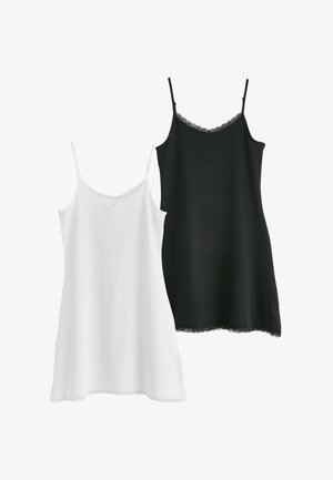 Next, 2 PACK - Yöpaita - black white