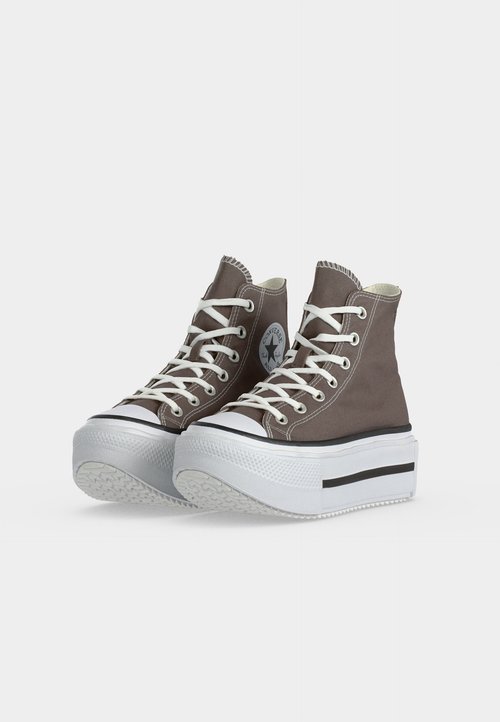 Converse CHUCK TAYLOR ALL STAR LIFT DOUBLE STACK PLATFORM - Zapatillas altas - pot hole plum/white/black — photo 3