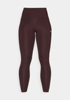 MOTION ANKLE LEG - Leggings - brown obsidian/white