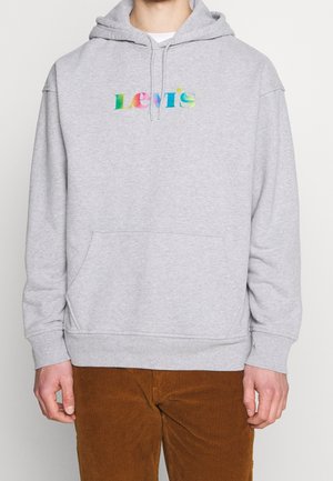 Sweat à capuche - mottled grey