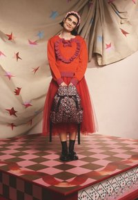 Cath Kidston UTILITY  - Turistinė kuprinė - black folding star ditsy