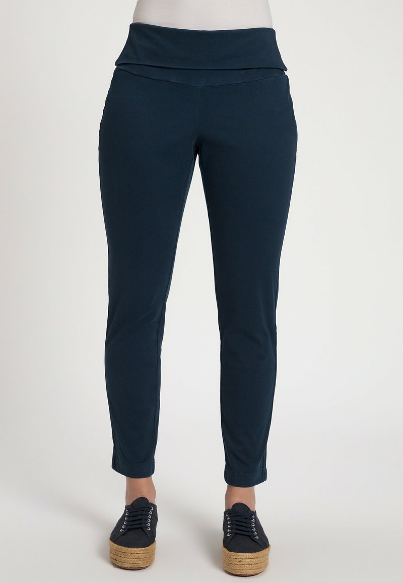Ulla Popken Broek - rose vif/donkerroze