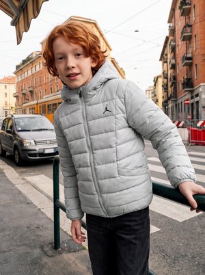 Jordan, MIDWEIGHT ACTIVE PUFFER - Veste d'hiver - light smoke gray