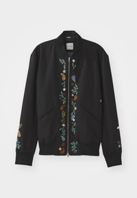 REGULAR FIT JACKET - Chaquetas bomber - black