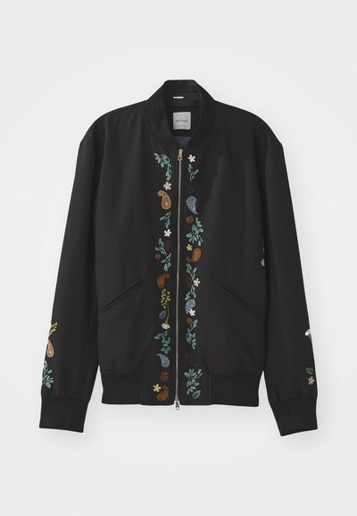 Paul Smith REGULAR FIT JACKET - Bomber stiliaus striukė - black