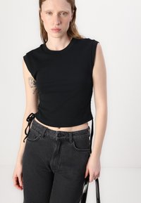 Pinko NASSER PANTALONE STORM  - Široke nogavice - black
