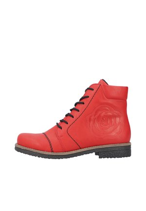 Rieker Schnürstiefelette - rot