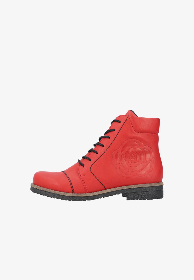 Rieker Bottines à lacets - rot
