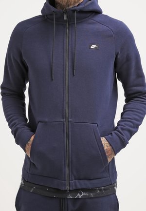 Sweater met rits - dark blue