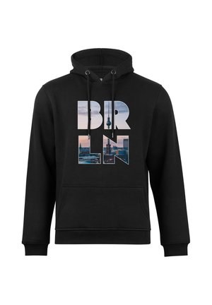 Cotton Prime, SKYLINE BERLIN - WELTENBUMMLER KOLLEKTION - Hoodie - schwarz