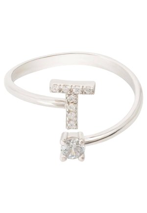 INITIAL T - Ring - silver coloured