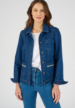 FINITIONS BRILLANTES - Denim jacket - denim foncé