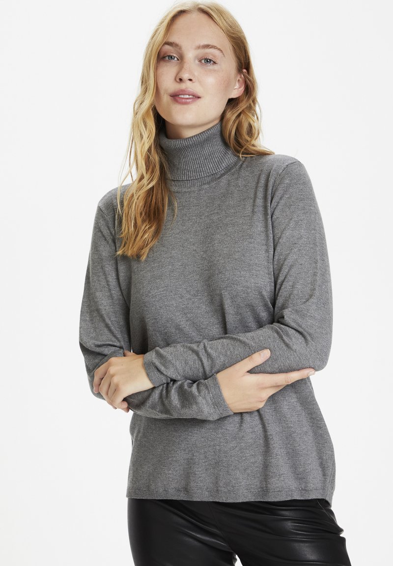 Culture CUANNEMARIE Jumper mid grey melange/mottled grey Zalando.de