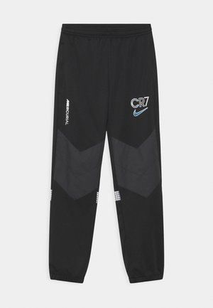CR7 DRY PANT - Tracksuit bottoms - black/white/iridescent