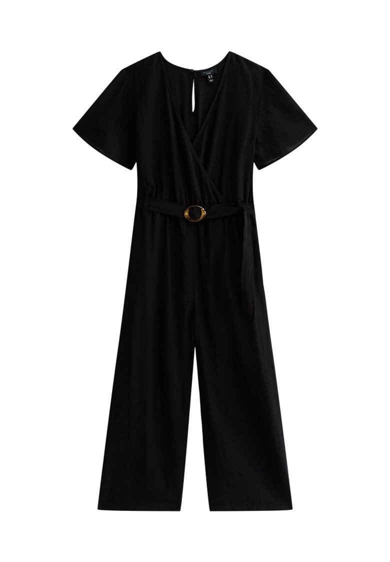 New Look Curves Jumpsuit zwart