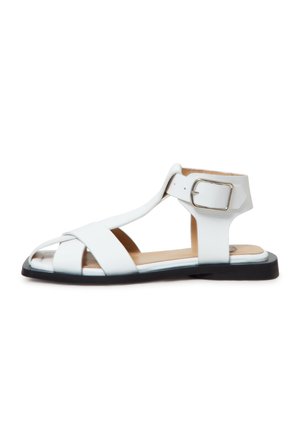 Cesare Gaspari, Schaftsandale - white