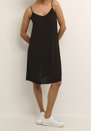 Kaffe Robe de jour - mottled black
