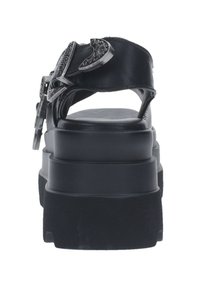 Buffalo Sandali con plateau - nero