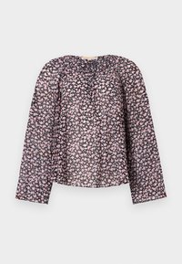 V NECK - Bluză - dusty rose