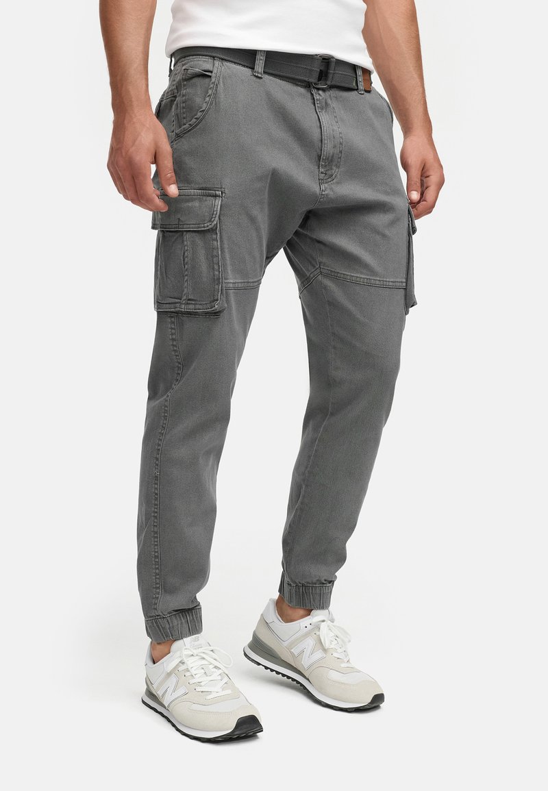 INDICODE JEANS MATHEN - Pantalon cargo - iron/gris métallisé