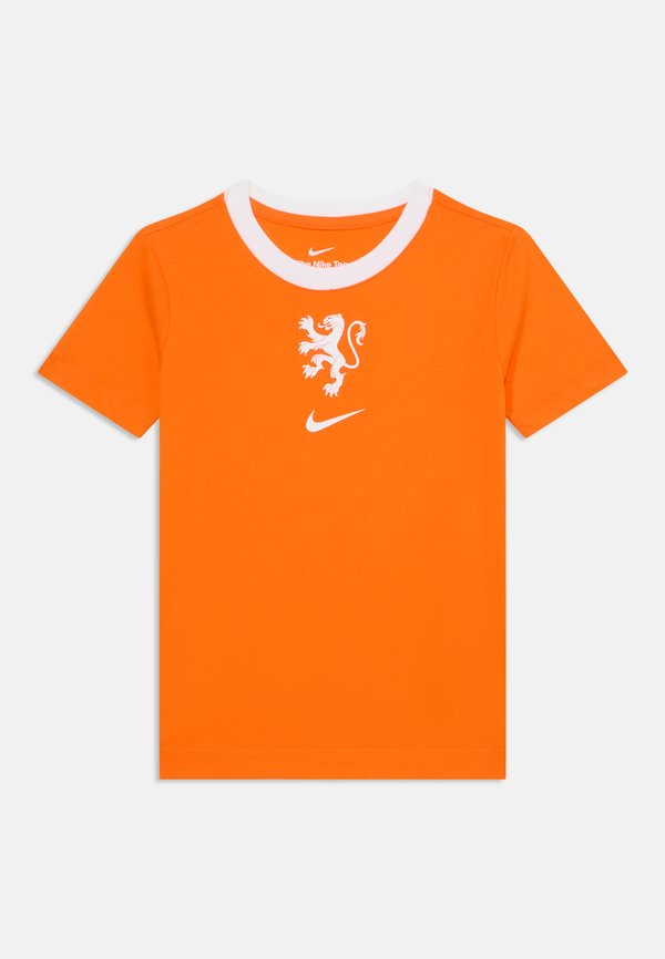 WOMENS EC25 NETHERLANDS TEE - Sports T-shirt - safety orange