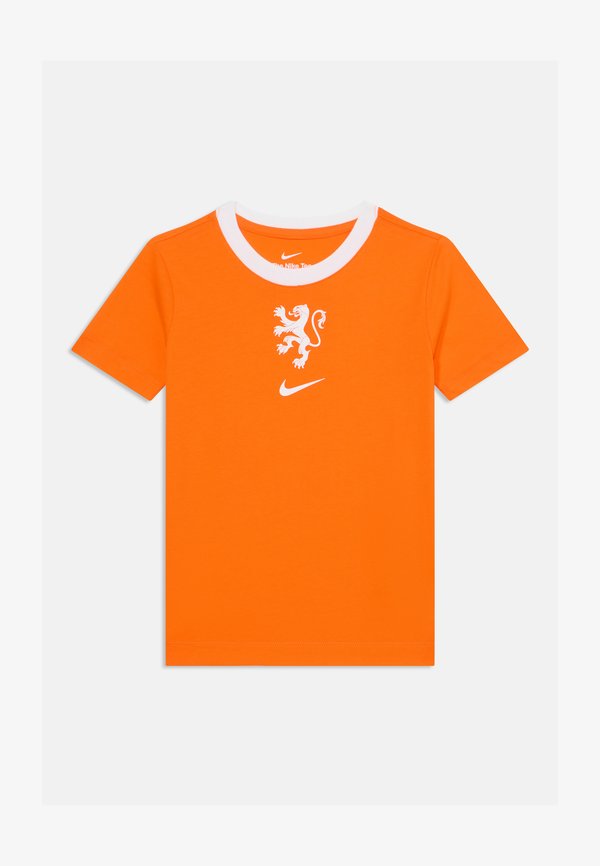WOMENS EC25 NETHERLANDS TEE - Sports T-shirt - safety orange