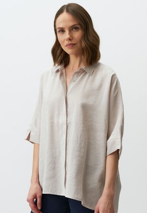 LOOSE FIT THREE QUARTER SLEEVED SLIT  - Camicia - bej