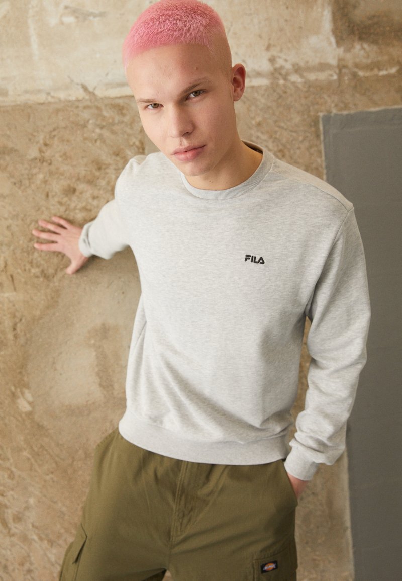 Fila BRUSTEM CREW - Felpa - light grey melange