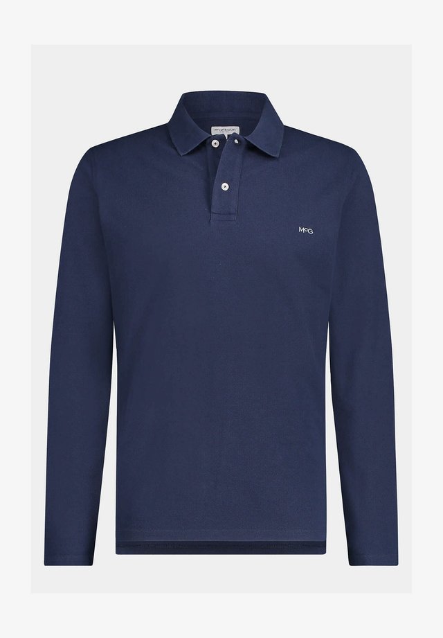 REGULAR FIT PIQUE LONGSLEEVE - Poloshirt - bright navy