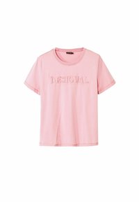 Nyomott mintás póló - pink