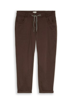 TOM TAILOR, TOM TAILOR HOSEN - CROPPED  - Pantalon classique - java dark brown