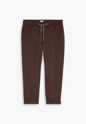 TOM TAILOR, TOM TAILOR HOSEN - CROPPED - Pantalon classique - java dark brown