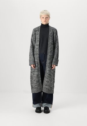 Vero Moda VMPHILLIS LONG OPEN - Gilet - black/birch