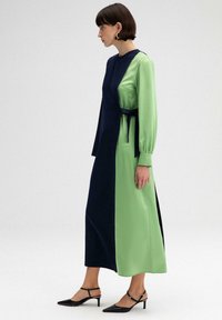 Touché Privé CONTRAST - Maxi šaty - navy blue