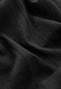 Next SQUARE NECK RUFFLE - Noční košile - black