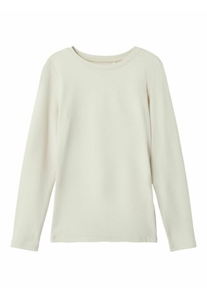 SLIM - T-shirt à manches longues - oatmeal