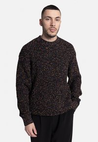Redefined Rebel ALBERT BOXY - Strikkegenser - black