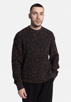 ALBERT BOXY - Strikkegenser - black