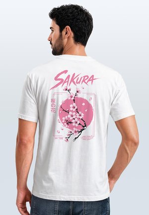 Neverless, Print T-shirt - weiß