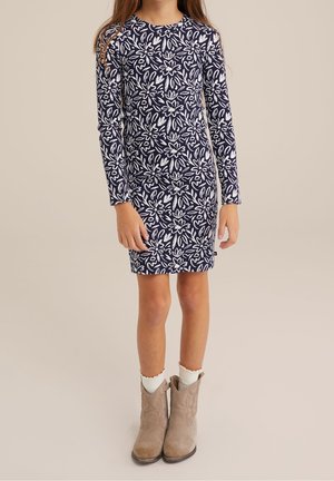 WE Fashion, Robe en jersey - dark blue