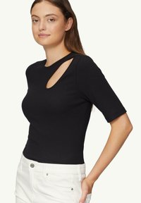 s.Oliver T-shirt print - schwarz
